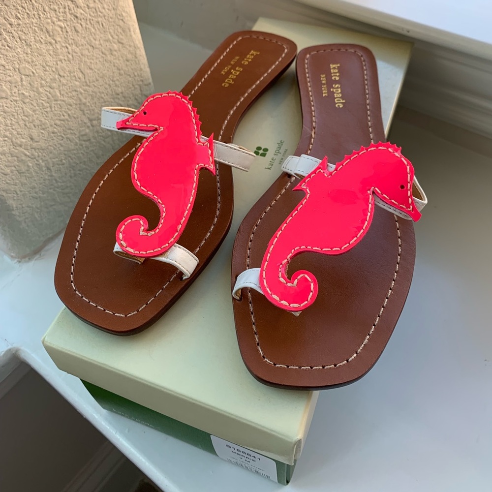 Kate Spade Seahorse Sandals - size 7
